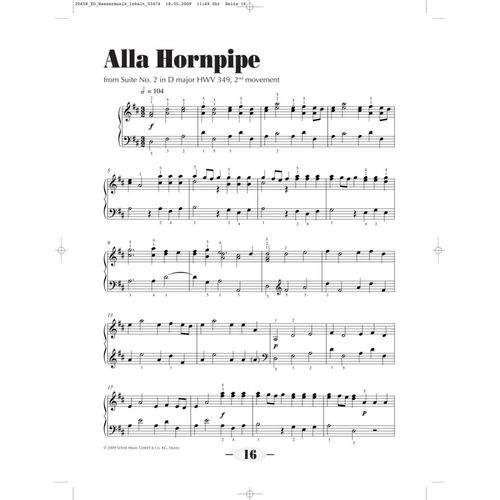 ספר תווים Handel: Water Music - Music For The Royal Fireworks