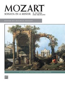 ספר תווים Mozart: Sonata in A Minor, K. 310