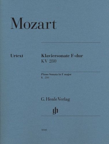 ספר תווים Mozart: Piano Sonata F major K. 280 (189e)