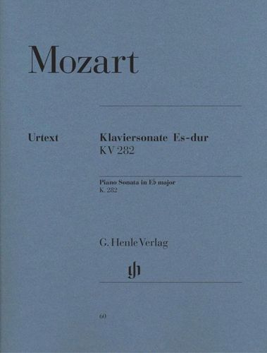 ספר תווים Mozart: Piano Sonata E flat major K. 282 (189g)