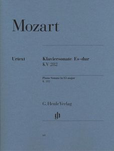 ספר תווים Mozart: Piano Sonata E flat major K. 282 (189g)