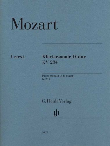 ספר תווים Mozart: Piano Sonata D major K. 284 (205b)