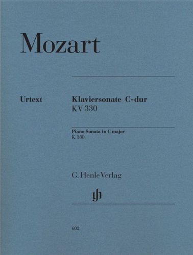 ספר תווים Mozart: Piano Sonata C major K. 330 (300h)