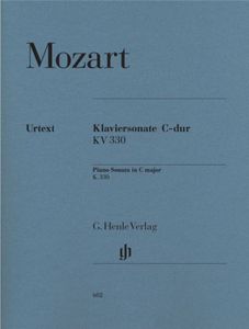 ספר תווים Mozart: Piano Sonata C major K. 330 (300h)