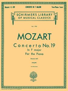 ספר תווים Mozart: Concerto No. 19 in F, K.459