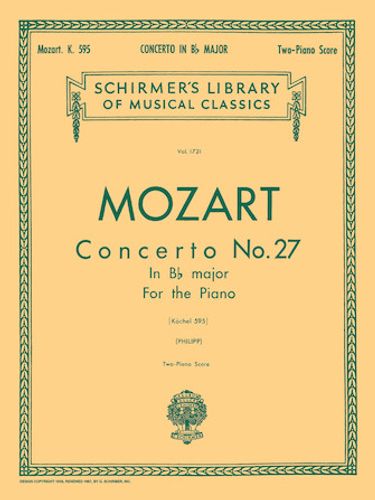 ספר תווים Mozart: Concerto No. 27 in Bb, K.595