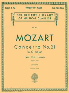 ספר תווים Mozart: Concerto No. 21 in C, K.467