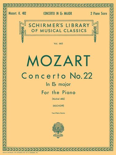 ספר תווים Mozart: Concerto No. 22 in Eb, K.482