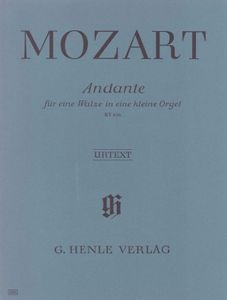 ספר תווים Mozart: Andante F major K. 616 for a Musical Clock