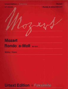 ספר תווים Mozart: Rondo A minor, K. 511