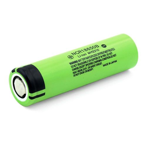 סוללה נטענת 18650 פנסוניק מקורית 3.7V בקיבולת 3400mAh דגם ראש שטוח Flat Top לפנסים ומארזי סוללות