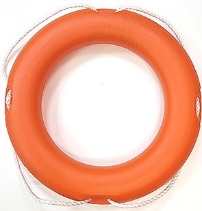 גלגל הצלה כתום קוטר 57 ס