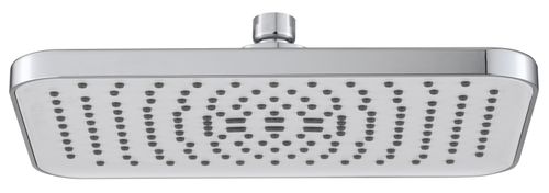 ראש מקלחת מלבני 26X18 שירי כרום לבן