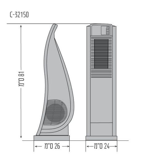 מאוורר מגדל XL 3D