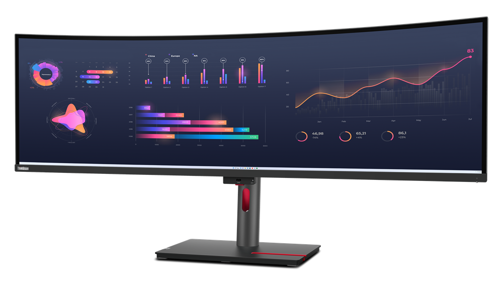 מסך מחשב Lenovo ThinkVision P49w30 63DBZAT1ISלנובו
