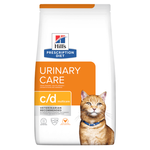 c/d -הילס מזון רפואי לחתולים הילס 8 ק&quot;ג