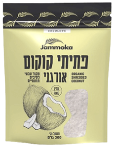פתיתי קוקוס אורגני עדין 300 גר