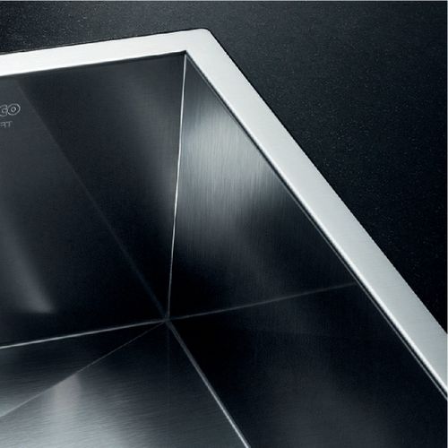 כיור מטבח בלנקו נירוסטה זירוקס ZEROX 550-IF | זירוקס BLANCO