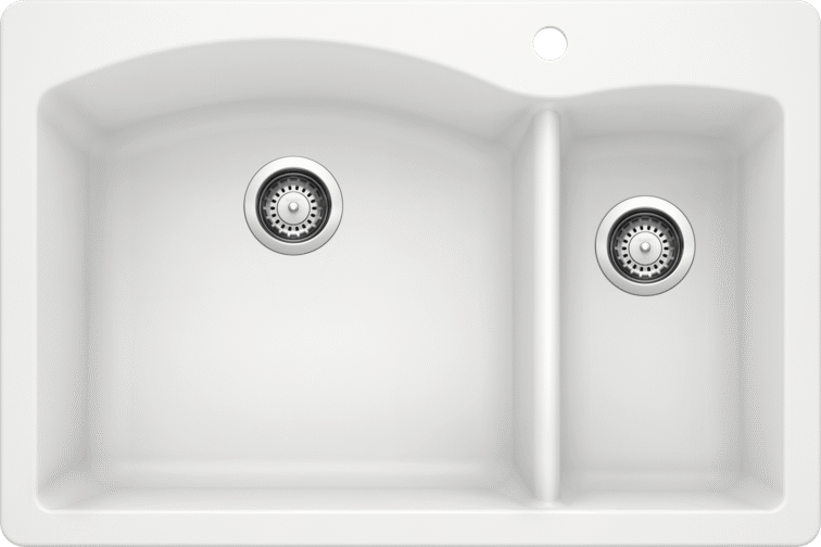 כיור מטבח בלנקו דגם דיאמונד 1.5 DIAMOND | דיאמונד 1.5 BLANCO – לבן