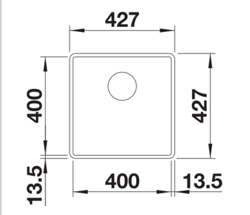 כיור מטבח בלנקו דגם סבליין 400-F | סבליין  BLANCO – לבן