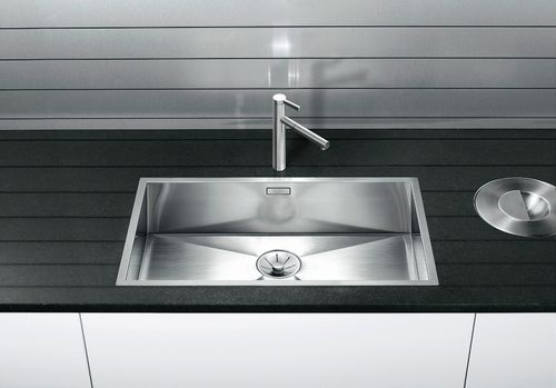 כיור מטבח בלנקו נירוסטה זירוקס ZEROX 700-IF | זירוקס BLANCO – גרפיט מוברש