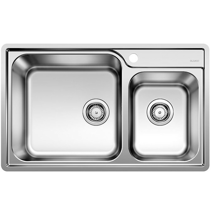 כיור מטבח בלנקו נירוסטה לימס LEMIS 8XL | לימס BLANCO