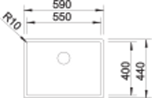 כיור מטבח בלנקו נירוסטה קלארון 550IF/A | קלארון BLANCO