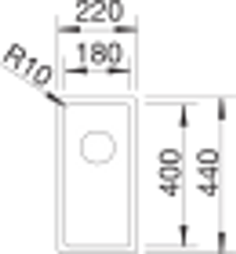 כיור מטבח בלנקו נירוסטה קלארון 180IF | קלארון BLANCO