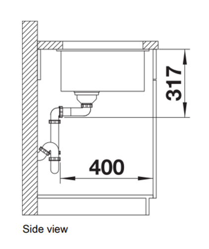 כיור דגם אטגון Etagon 700U | אטגון BLANCO – טרטופו