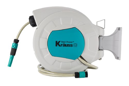 גלגלת אוטומטית עם צינור מים איכותי 10 מ' + 1 מ'