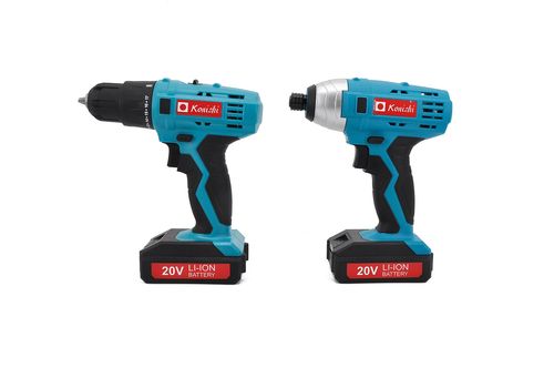  סט מברגת אימפקט+מברגת גיר ליתיום 20V