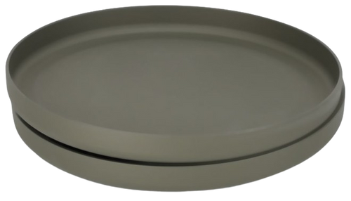 זוג צלחות 100% PLA - ירוק