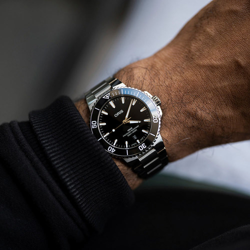 ORIS 0173377874154-0782204PEB 41.5mm Aquis Date