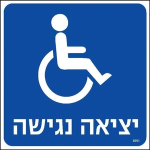יציאה נגישה 20 × 20 ס"מ