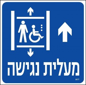 מעלית נגישה-ישר 20 × 20 ס"מ