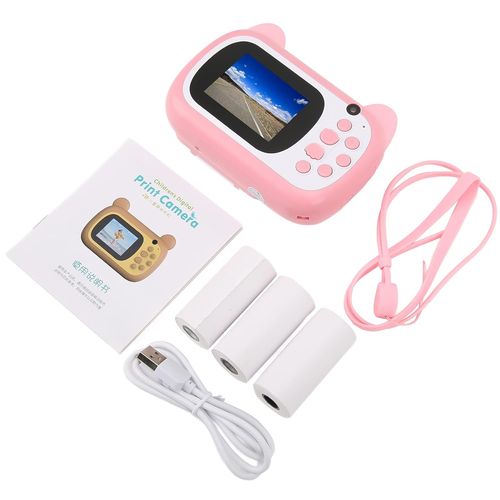 מצלמה דיגיטלית מדפיסה לילדים עם וידאו, מסך 