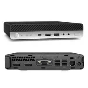  מחשב נייח מחודש קטן ועוצמתי HP EliteDesk 800 G4 Desktop Mini Business i7-8700T 16GB 512GB SSD WINDOWS 11 PRO