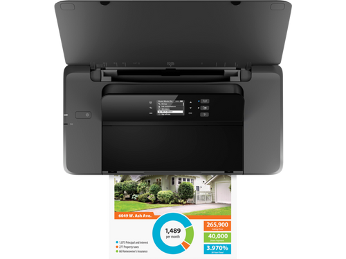 מדפסת הזרקת דיו ניידת HP OfficeJet 202 Printer