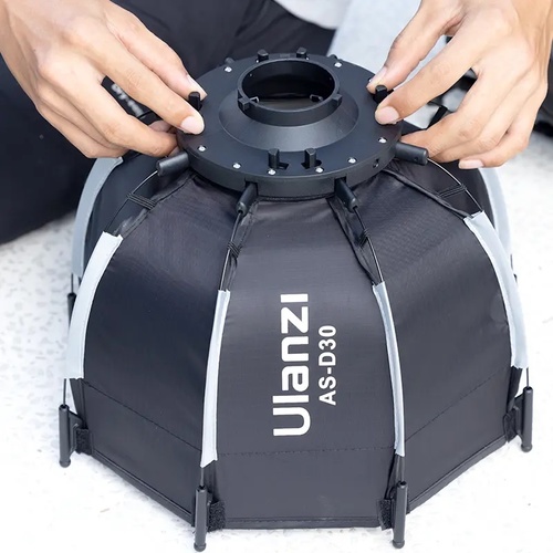 Ulanzi AS-D30 אוקטגון 30 ס״מ עם פתיחה מהירה וגריד