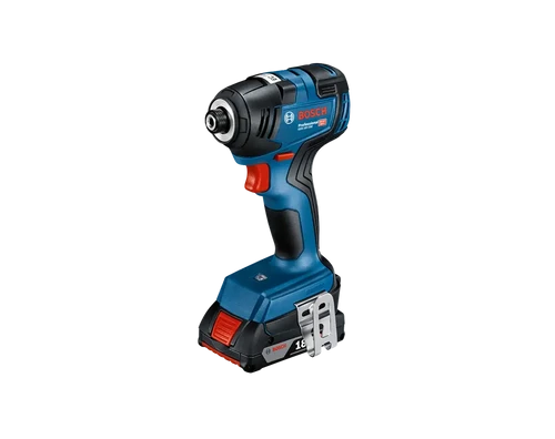 מברגה אימפקט 18V + מפתח רטיטה + 2 סוללות 4AH ומטען דגם GDR 18V-200 בוש  