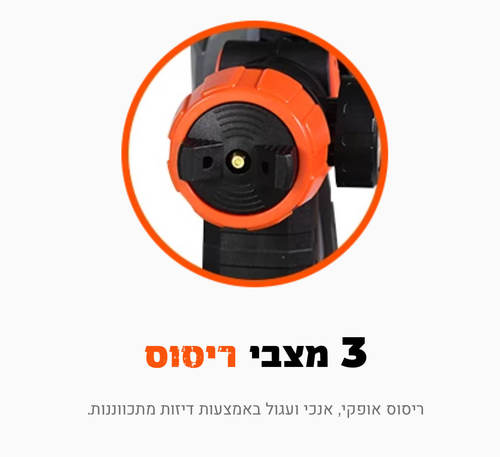 מרסס צבע נטען 18V + סוללה 4Ah ומטען 3A Hunter