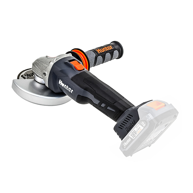 משחזת זווית נטענת "18V Brushless 5  גוף בלבד HUNTER 