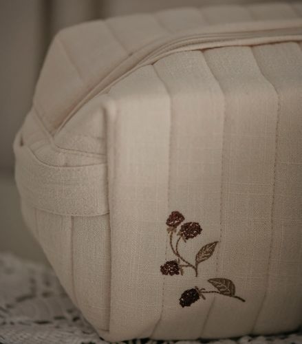 קלאצ' החתלה לנשיאת חיתולים, מגבונים, משחת החתלה ועוד מתערובת פשתן - פטל