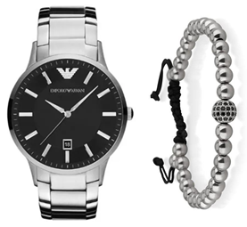 ארמני EMPORIO Armani AR2457 סט צמיד מתנה גברים