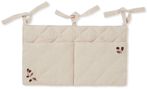 שק חיתולים לתלייה על מיטה או עריסת תינוק מתערובת פשתן - פטל