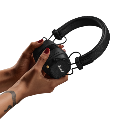 אוזניות Marshall MAJOR V Bluetooth - צבע שחור