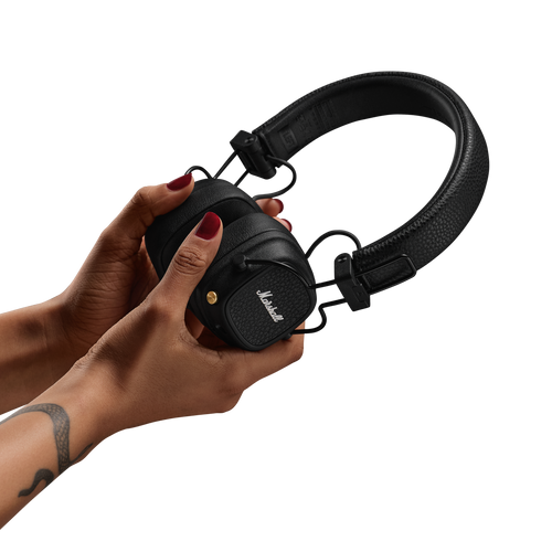 אוזניות Marshall MAJOR IV Bluetooth - צבע שחור
