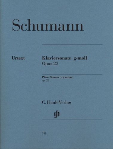 ספר תווים Schumann: Piano Sonata g minor op. 22 with original last movement
