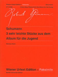 ספר תווים Schumann: 3 Very Easy Pieces from Album for The Young, Op. 68