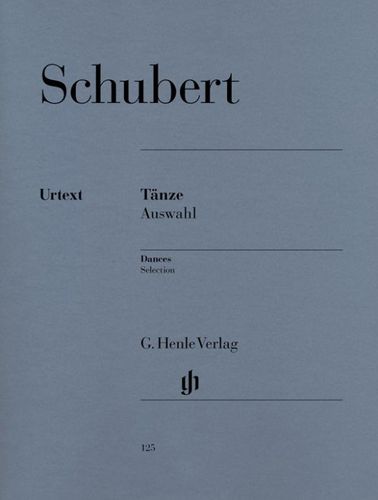 ספר תווים Schubert: Dances, Selected